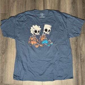 The Simpsons Short Sleeve Tee with Graphic Designs, Men’s XXL